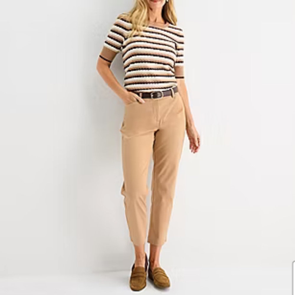 Women's Liz Claiborne Emma Slim Ankle Pants Sz 8 NWT - Picture 3 of 8